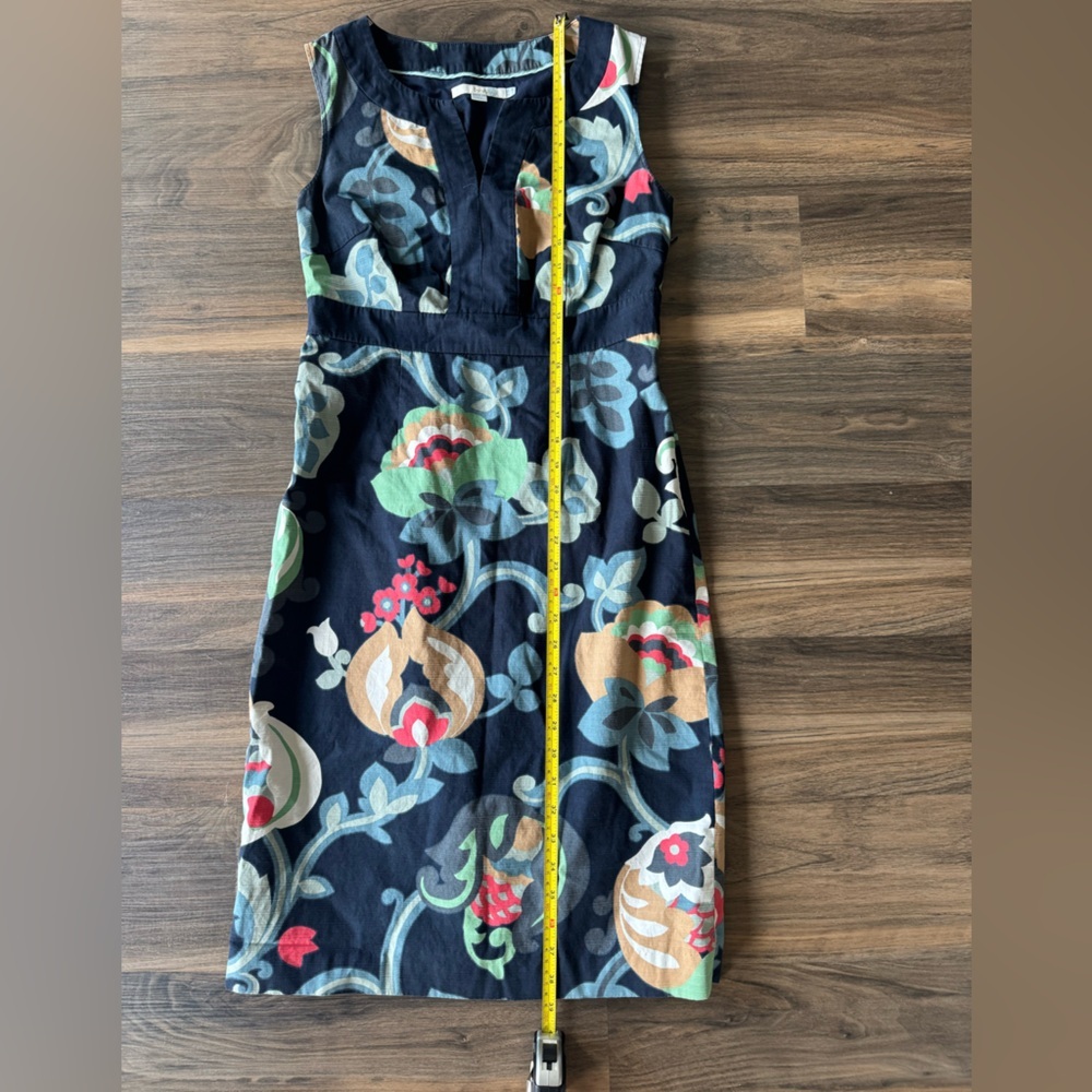 Boden Floral Print Sleeveless Dress size 4 R - Picture 8 of 8